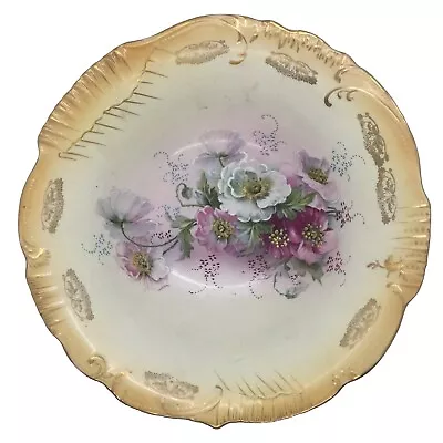 Buy Antique Art Nouveau James Kent Royal Court Ware Decorative Blush Floral Bowl • 16.99£
