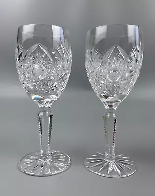Buy 2 Edinburgh Crystal Sherry / Port Glasses.  Royal  Cut Pattern. 100ml / 14cm • 14.99£