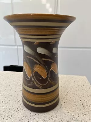 Buy Vintage Large Denby Pottery Savannah Vase 1970's Vintage Mid Century Modern. • 25£