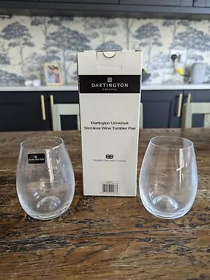 Buy Dartington Crystal - Universal Stemless Wine Tumbler Pair (Brand New) • 3.19£