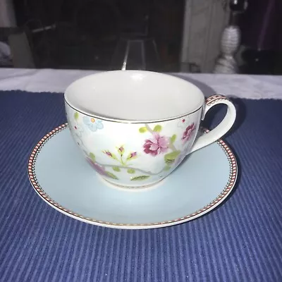Buy Pip Studio Cup And Saucer Chinese Rose On Blue  • 16£