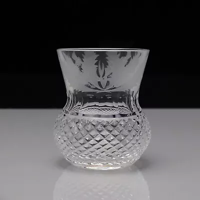 Buy Edinburgh Crystal Thistle Cut 8 Oz Whisky Tumbler Glass 3 1/8   8 Cm Tall • 59.99£