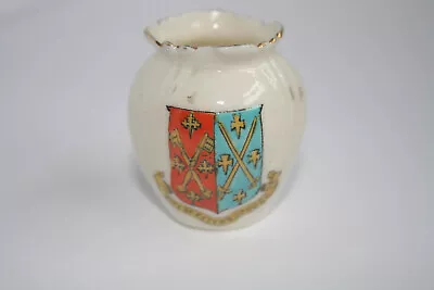 Buy Arcadian China Crested Ware Vase CITY OF PETERBOROUGH • 2.50£