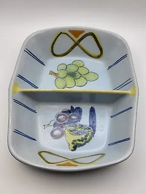 Buy Vintage 1950s Buchan Portobello  Stoneware Festival Serving Dish Platter 9in L • 27£