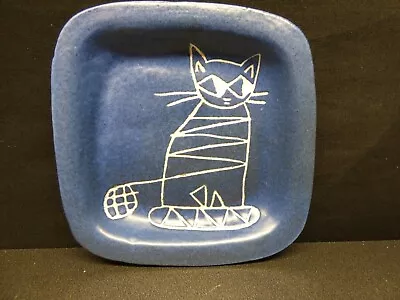 Buy Eric Leaper Newlyn Vintage Studio Pottery Pin Dish Stylised Cat With Ball • 29.99£