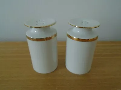 Buy Thomas China - Salt And Pepper Pots - Thick Gold Band • 8£