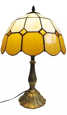 Buy Brand New In Box Tiffany Bistro Style Stained Glass Art Deco Lrge 48cmH Lamp 1/2 • 39.99£