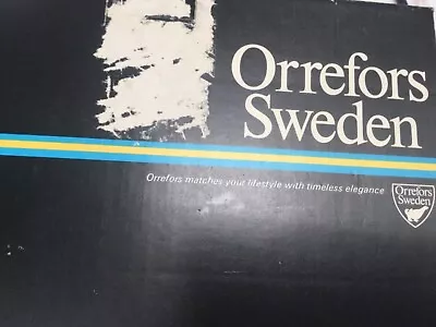 Buy Vintage Orrefors Sweden, Crystal Boxed Jan Johansson Ice Carafe Wine Cork • 35£