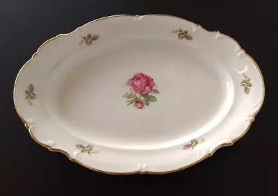 Buy Hutschenreuther Silvia Rose Fine Bavarian Porcelain 15  Oval Serving Platter • 14.91£