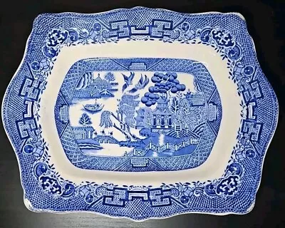Buy Rare Blue WILLOW ROYAL Venton Ware John Steventon & Son - 11.75  Serving Platter • 18.63£