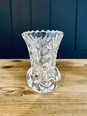 Buy Pretty Little Crystal Cut Glass Bud Vase, Sawtooth Bud  Vase • 15£