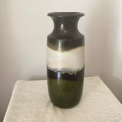 Buy West German Scheurich Fat Lava Vase 239 41 WGP 60s 70s Brown Cream Green Blue • 35£