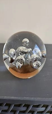 Buy Vintage Glass Paperweight Bubbles 3.5  • 12.99£