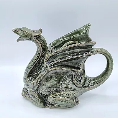 Buy Stonebridge Pottery Green Dragon Ceramic Figurine Tea Pot In Great Condition  • 45£