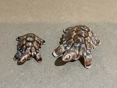 Buy Wade Porcelain Large (7cm) And Smaller (5cm) Tortoise. No Chips Or Damage. • 6£