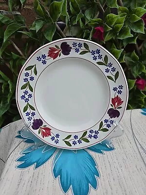 Buy Vintage Adams Old Colonial Floral Sponge Ware Side Bread Plate 7¼   • 6£