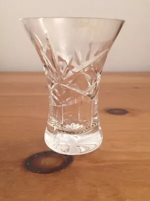 Buy Royal Brierley Lead Crystal Cut Glass Vase With Box • 9.99£