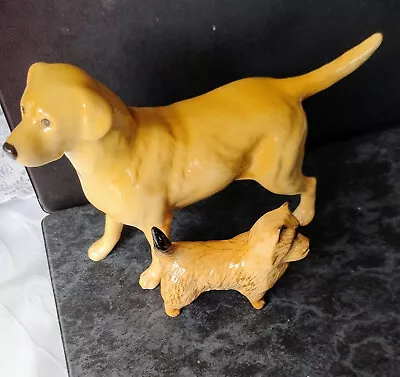 Buy Beswick-dogs 2 Of-labradore And Scoty • 11.99£