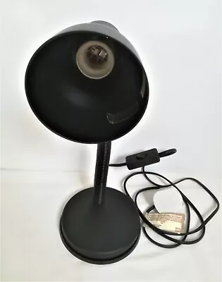 Buy Vintage Poole Lighting 1992 - Black Desk Lamp Table Lamp Used • 12.99£