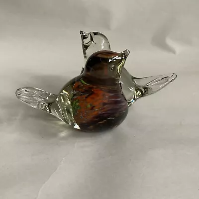 Buy Mdina Glass Paperweight Pair Of Birds • 2£