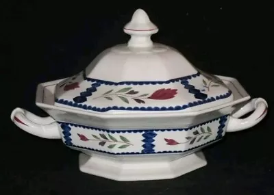 Buy ADAMS Lancaster Octagonal Covered Vegetable•Soup•Stew Dish • England C. 1969 • 54.05£