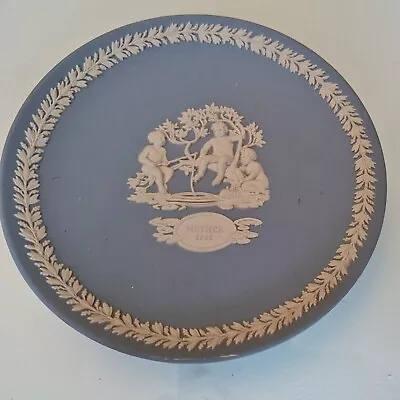 Buy Wedgwood Mother Plate 1986 Blue Jasperware • 12.99£