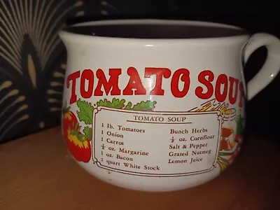 Buy Tomato Soup Mug Vintage Retro Ceramic Mug Recipe Bowl FREE UK 🇬🇧 POSTAGE.  • 6£