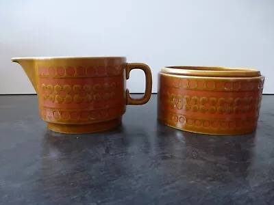 Buy Vintage Hornsea Pottery Saffron Milk Jug And Tea Canister Storage Jar 1977 • 12.99£