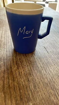 Buy Vintage Tourquay Devon Motto Ware Blue Mug Mary • 4.50£