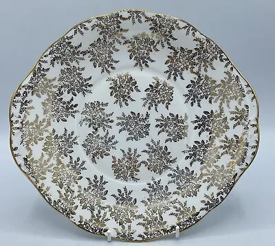 Buy Royal Vale Gold Chintz Sandwich Cake Plate • 10£