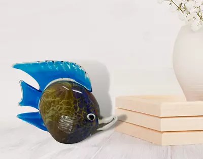 Buy Blown Glass Fish, Handmade Crystal Sculpture Ornaments, Xmas Birthday Present  • 14.99£