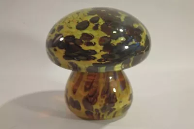 Buy A Good Vintage Signed   Mdina   Mushroom Glass Paperweight • 28.50£