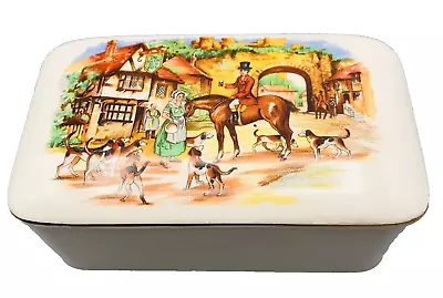 Buy Lancaster And Sons English Ware 'Ye Olde Sly Fox' Square Trinket Box • 9.95£