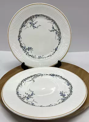 Buy 2 X WEDGWOOD  Bone China Insignia  10” Dinner/lunch Plate Made In England Floral • 14.99£