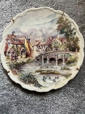 Buy Royal Osborne Collectors Plate COTTAGE SCENE #4 • 20£