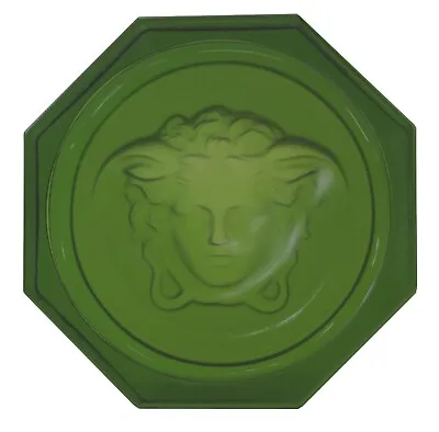 Buy Rosenthal Versace Glass Coaster BRAND NEW Colour Olive Green Drinks Wine Boxed • 34£