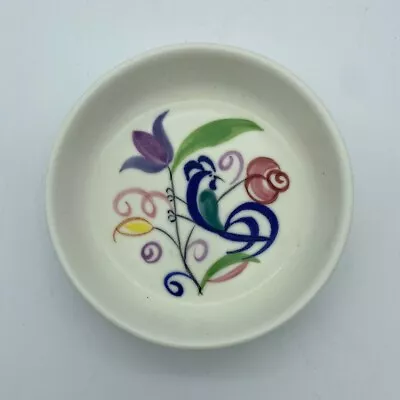 Buy Poole Pottery Traditional Ware Small Dish, LE Pattern Hand Painted C1960's • 7.95£