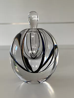Buy British Art Glass - Beautiful Hand Blown Perfume Bottle - Signed • 52£