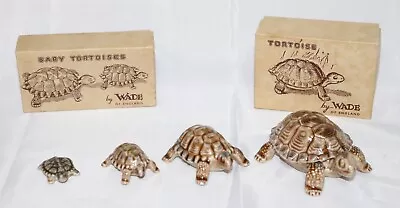 Buy Set Of 3 Porcelain Wade Tortoises - In Original Boxes. Plus Whimsie Turtle • 34.99£