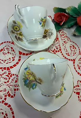 Buy NEW-Vintage Royal Ascot (Fine Bone China) 2-Tea Cups/Saucers ) England • 23.29£