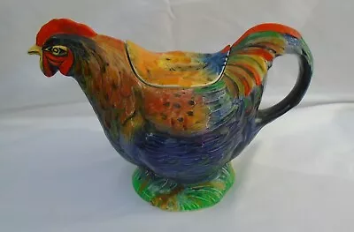 Buy Vintage Royal Winton Novelty Rooster Teapot Cottage Majolica Hand Painted • 12£