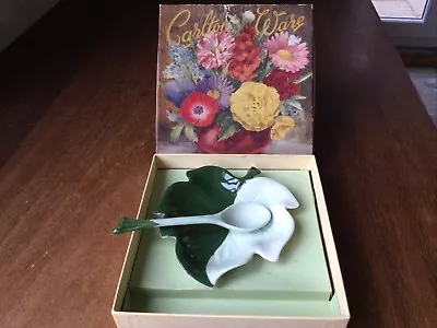 Buy Carlton Ware Australian Design Leaf Dish And Spoon Boxed • 4£
