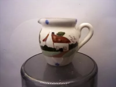 Buy Lynmouth Devon Tors  Pottery TORQUAY   Cottage Miniature JUG 5.5 Cm • 9£