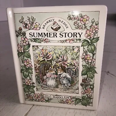 Buy Royal Doulton Brambly Hedge Triangular Money Box Summer Story Book • 10£