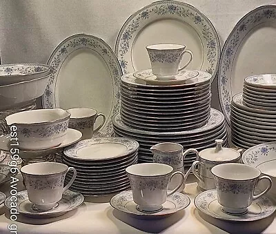 Buy Set Lot Of25 Blue Hill 2482 Noritake Contemporary Complete Dinnerware Set • 225.53£