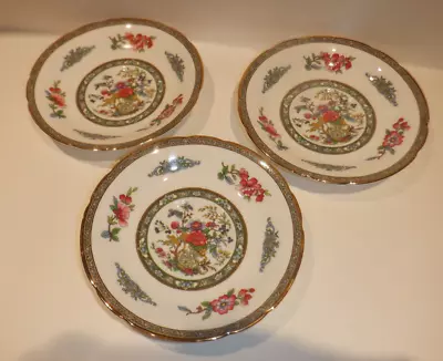 Buy 3 VTG. PARAGON Fine Bone English China 5-1/2  Saucer's TREE OF KASMIR Pattern • 7.41£