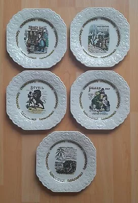 Buy Vintage Lord Nelson Pottery Advertising Plates - Soap, Cocoa, Bovril, Pears X5 • 18£