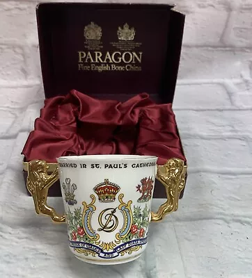 Buy Paragon Bone China Loving Cup Lady Diana Spencer & Prince Of Wales WH • 5£