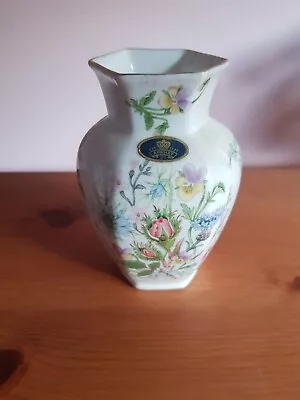 Buy Aynsley Wild Tudor Fine Bone China Square Vase • 8.99£