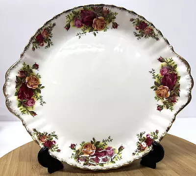 Buy Royal Albert Old Country Roses Oval  Handled Plate Serving Cake Sandwich Snack • 12.99£